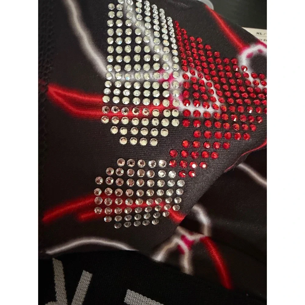 American Eagle Men's Flex Boxer Briefs Medium Rhinestone Hearts 6